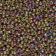 Miyuki seed beads 11/0 - Metallic purple gold iris 11-188
